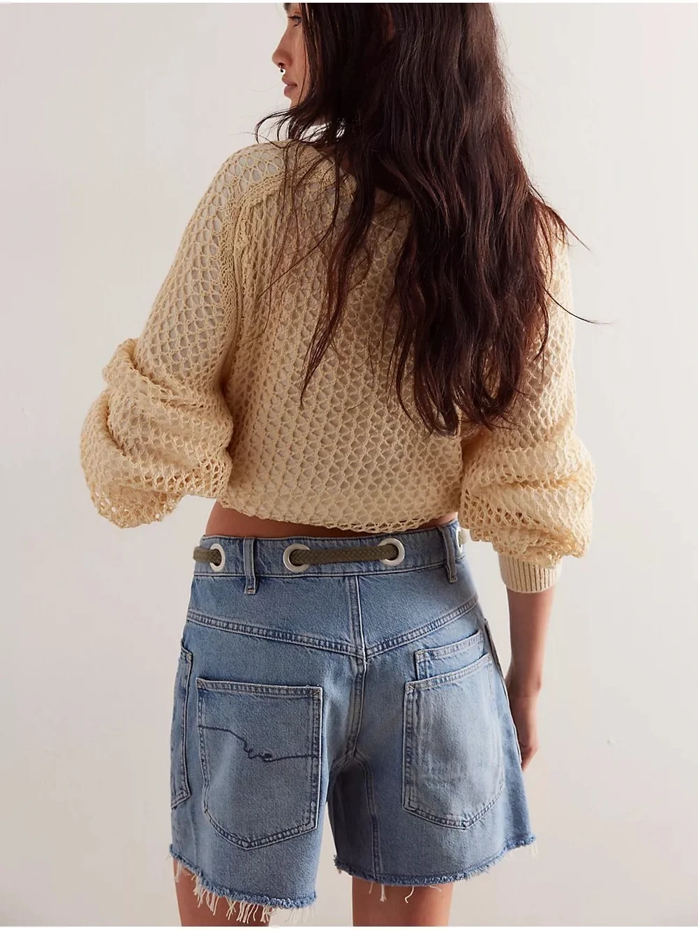 NWT FREE PEOPLE Moxie Barrel Low Slung Shorts!